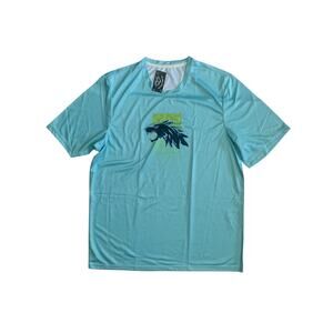 Wisdom Leaves Men's Size 2XL Wolf Print Short Sleeve T-Shirt Brand New